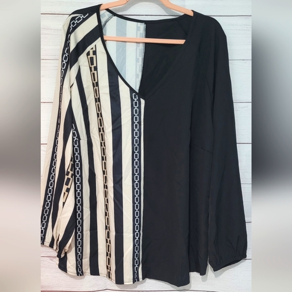 Nwot long sleeve blouse Shein 3x - Picture 3 of 6